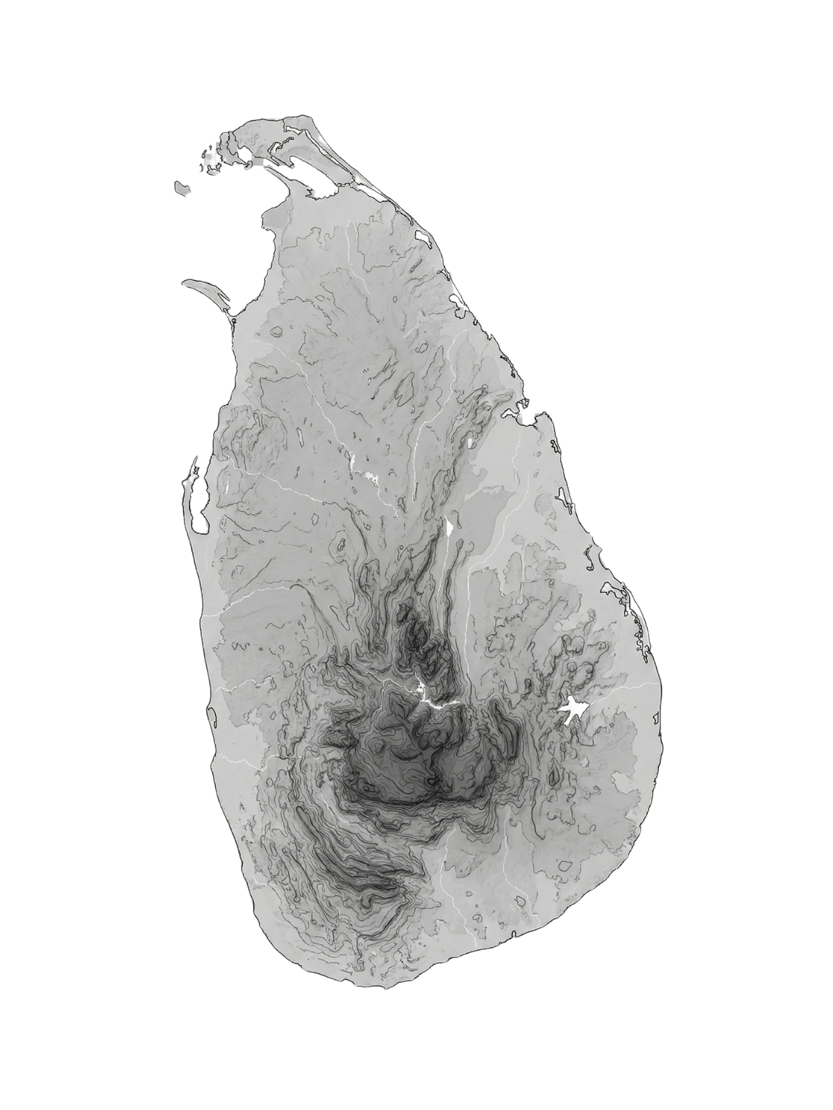 Sri Lanka map